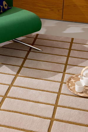 Marimekko Tiiliskivi Bronze Yellow rug 132906