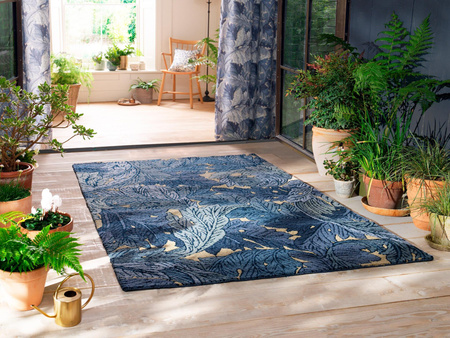 Dywan Morris&Co Acanthus Indigo 427318