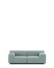 Plastics Outdoor Two-Seater Sofa Green