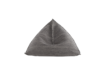 Gan Sail Black pouffe