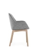 Clap Tissue Shirley Powder Grey Armchair