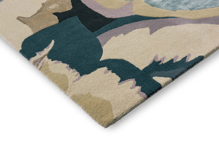 Harlequin Calathea Shiitake/Wildwater rug 142905 142905 142905
