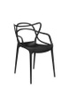 Masters Chair Black 4 pieces