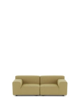 Plastics Outdoor Liberty 2 Seater Sofa Żółty