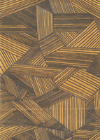 Toulemonde Bochart Intreccio Safran carpet