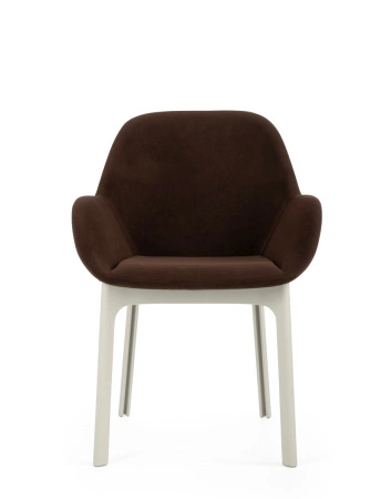 Clap Aquaclean Armchair White Brown