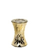 Stone Metal Auxiliary Table Gold