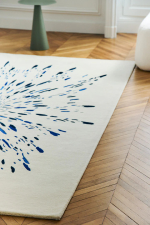 Toulemonde Bochart Paint Blanc Bleu Carpet