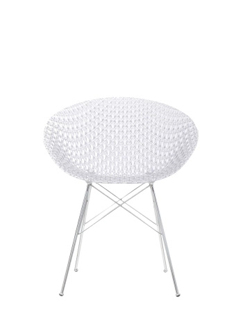 Smatrik Chair Transparent-Chrome