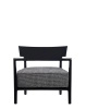 Cara Armchair Black-Beige