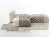 Dywan Gan Mangas Space Rhombus Ivory
