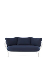 Hiray Sofa White Blue
