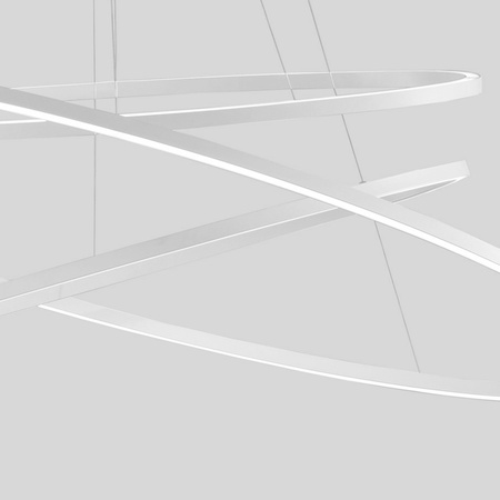 Lampa Wisząca Nemo Ellisse Triple 3000 K Biały