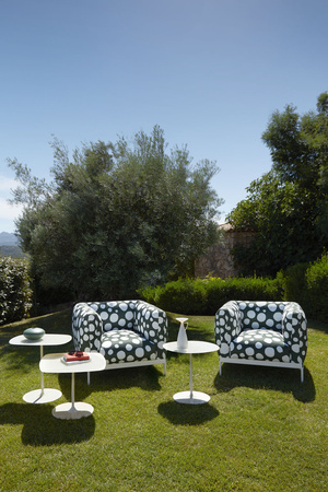 Thierry Trio Tavolini Outdoor Tables White
