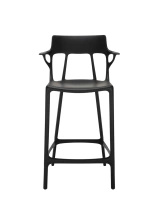 A.I. Stool Recycled 65 cm Krzesło Barowe Czarny