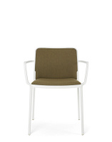 Audrey Soft Noma Chair White Mustard