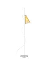 K-Lux Floor Lamp Gray - Yellow