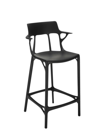 A.I. Stool Recycled 65 cm Krzesło Barowe Czarny
