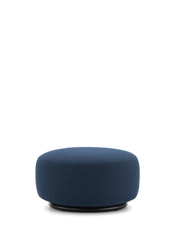 K-Waiting Bouclé pouf Blue