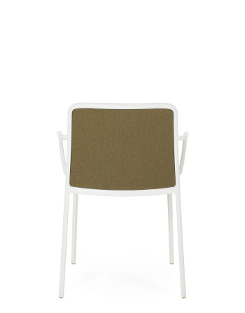 Audrey Soft Noma Chair White Mustard