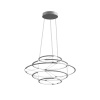 Lampa Wisząca Nemo Drop 5 Srebrny