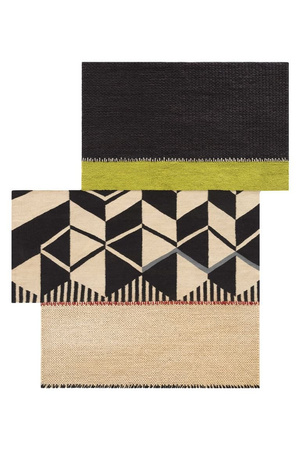 Gan Rustic Chic Geo Pistachio Carpet