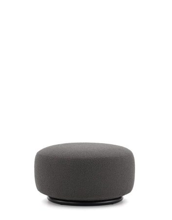 K-Waiting Bouclé pouf Grey