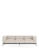 Asia Sofa Three-Seater (Panamino) Biały