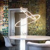 Lampa Wisząca Nemo Ellisse Double 2700 K Biały