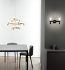 Nemo Crown Minor Gold Plated Pendant Lamp