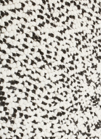 Toulemonde Bochart Serac Noir Blanc carpet