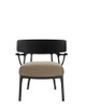A.I. Lounge Bouclé Chair Black Brown