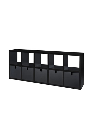 Polvara 2 Bookcase Black