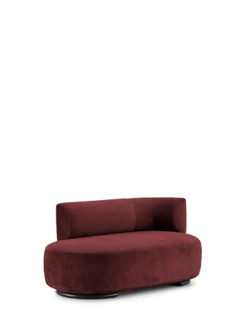 K-Waiting Dormeuse Chenille Lounger Maroon