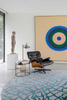 Louis de Poortere Blue Marine Round Rug 9203
