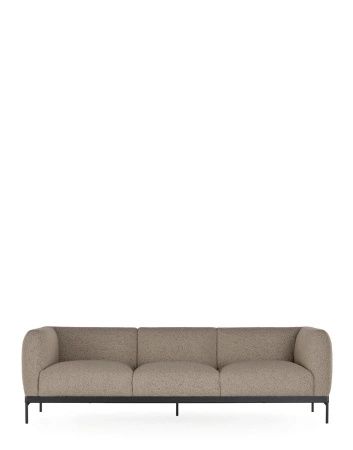 Asia Three-Seater Sofa (Bouclè) Beige