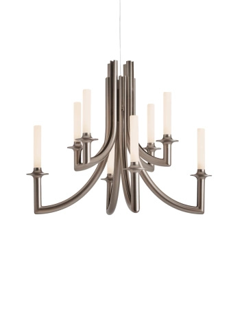 Khan Metal Matte Brown Chandelier