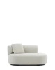 K-Waiting Dormeuse Bouclé Lounger White