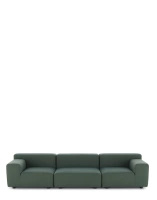 Plastics Outdoor Liberty 3 Seater Sofa Zielony
