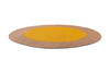 Brink&Campman Festival Round Yellow rug 496306