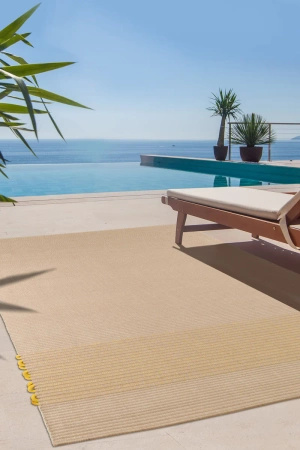 Toulemonde Bochart Cabestan Jaune carpet