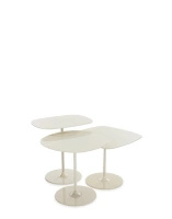Thierry Trio Tavolini Outdoor Tables White