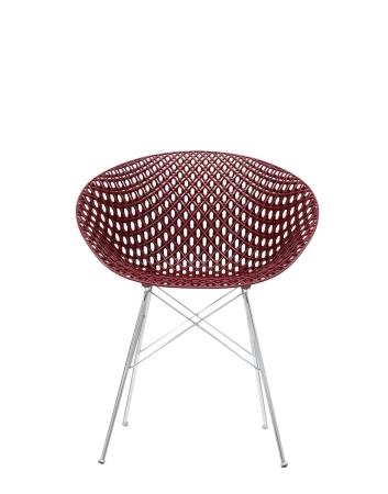 Smatrik Chair Plum-Chrome