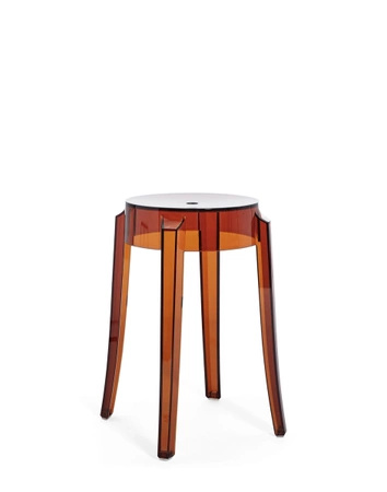 Charles Ghost 46 cm Amber Stool