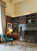 Foliage Velvet Sofa Czarny Petrol