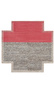 Gan Mangas Space Plait Coral Square Carpet