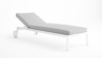 Leżanka Gandiablasco Timeless Chaise Lounge With Wheels
