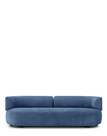 K-Waiting Chenille Sofa Blue