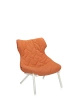 Foliage Trevira Armchair White Orange