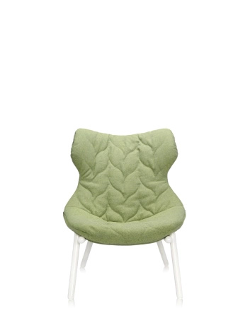 Foliage Trevira Armchair White Green